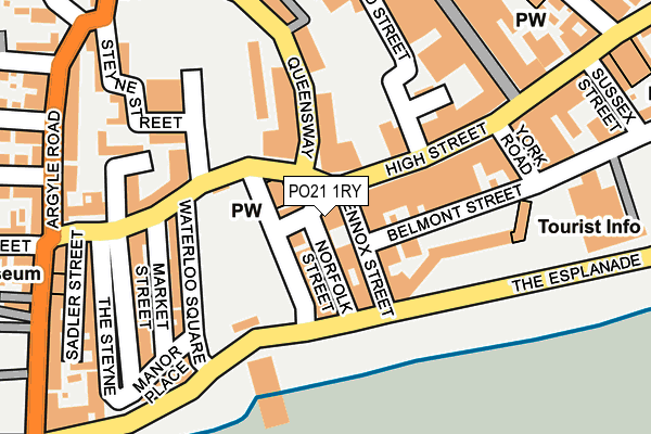 PO21 1RY map - OS OpenMap – Local (Ordnance Survey) PO21 1RY map - OS OpenMap – Local (Ordnance Survey)