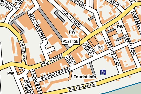 PO21 1SE map - OS OpenMap – Local (Ordnance Survey) PO21 1SE map - OS OpenMap – Local (Ordnance Survey)