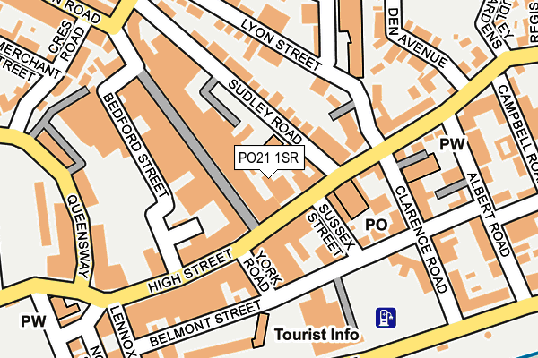 PO21 1SR map - OS OpenMap – Local (Ordnance Survey) PO21 1SR map - OS OpenMap – Local (Ordnance Survey)