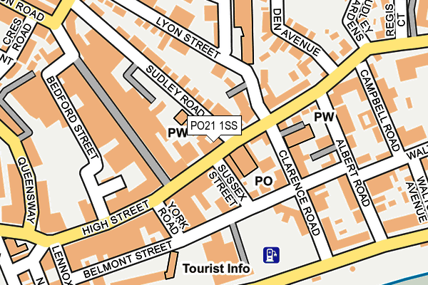 PO21 1SS map - OS OpenMap – Local (Ordnance Survey) PO21 1SS map - OS OpenMap – Local (Ordnance Survey)
