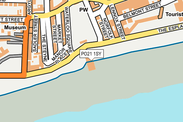PO21 1SY map - OS OpenMap – Local (Ordnance Survey) PO21 1SY map - OS OpenMap – Local (Ordnance Survey)