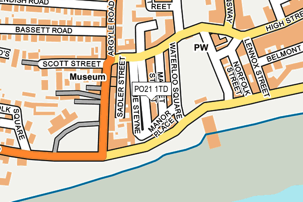 PO21 1TD map - OS OpenMap – Local (Ordnance Survey) PO21 1TD map - OS OpenMap – Local (Ordnance Survey)
