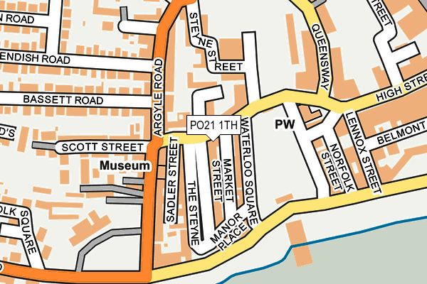PO21 1TH map - OS OpenMap – Local (Ordnance Survey) PO21 1TH map - OS OpenMap – Local (Ordnance Survey)