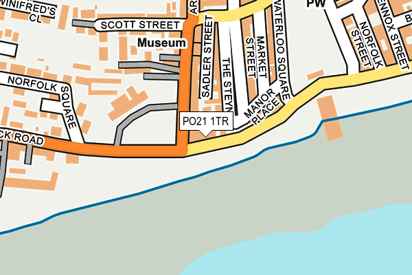 PO21 1TR map - OS OpenMap – Local (Ordnance Survey) PO21 1TR map - OS OpenMap – Local (Ordnance Survey)