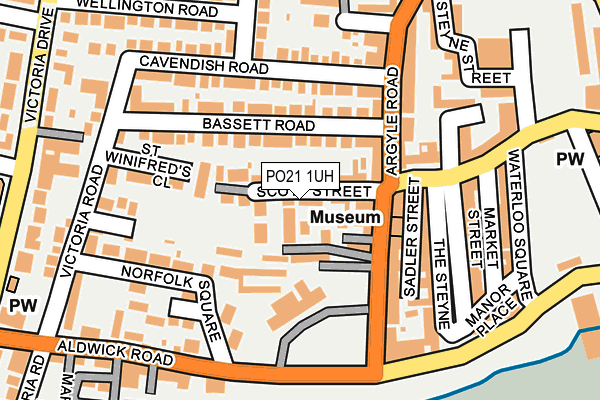 PO21 1UH map - OS OpenMap – Local (Ordnance Survey) PO21 1UH map - OS OpenMap – Local (Ordnance Survey)