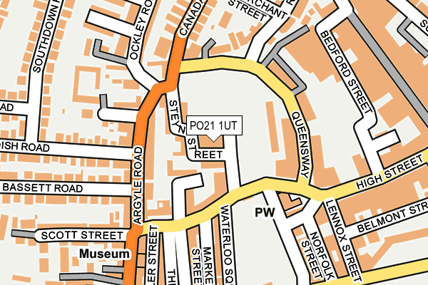 PO21 1UT map - OS OpenMap – Local (Ordnance Survey) PO21 1UT map - OS OpenMap – Local (Ordnance Survey)