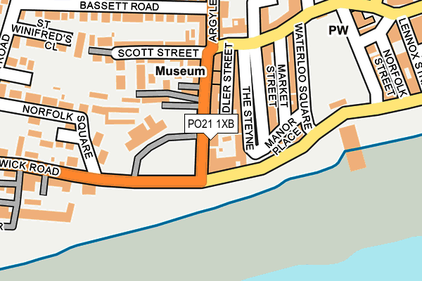 PO21 1XB map - OS OpenMap – Local (Ordnance Survey) PO21 1XB map - OS OpenMap – Local (Ordnance Survey)