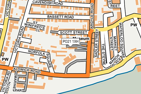 PO21 1XH map - OS OpenMap – Local (Ordnance Survey) PO21 1XH map - OS OpenMap – Local (Ordnance Survey)