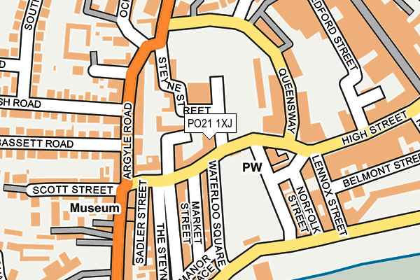 PO21 1XJ map - OS OpenMap – Local (Ordnance Survey) PO21 1XJ map - OS OpenMap – Local (Ordnance Survey)
