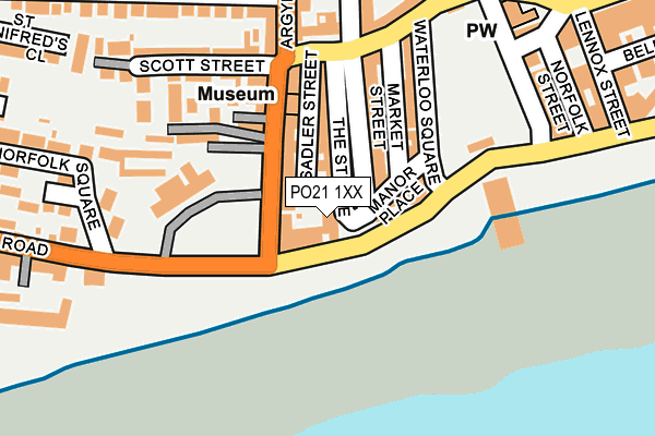 PO21 1XX map - OS OpenMap – Local (Ordnance Survey) PO21 1XX map - OS OpenMap – Local (Ordnance Survey)