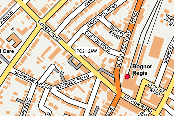 PO21 2AW map - OS OpenMap – Local (Ordnance Survey) PO21 2AW map - OS OpenMap – Local (Ordnance Survey)