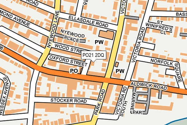 PO21 2DQ map - OS OpenMap – Local (Ordnance Survey) PO21 2DQ map - OS OpenMap – Local (Ordnance Survey)