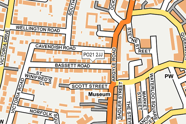 PO21 2JJ map - OS OpenMap – Local (Ordnance Survey) PO21 2JJ map - OS OpenMap – Local (Ordnance Survey)