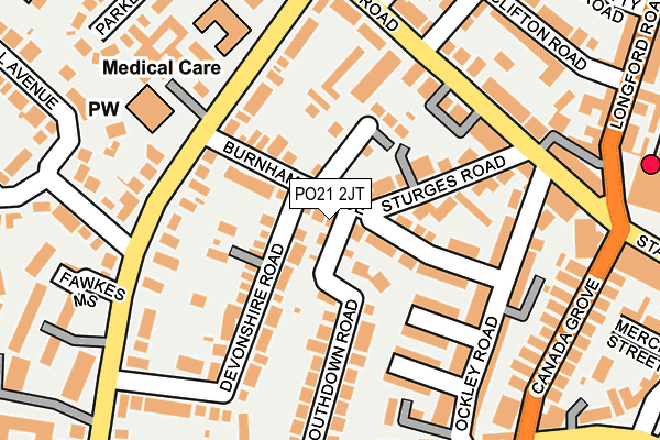 PO21 2JT map - OS OpenMap – Local (Ordnance Survey) PO21 2JT map - OS OpenMap – Local (Ordnance Survey)