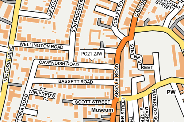 PO21 2JW map - OS OpenMap – Local (Ordnance Survey) PO21 2JW map - OS OpenMap – Local (Ordnance Survey)