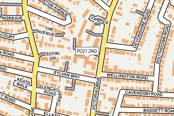 PO21 2NQ map - OS OpenMap – Local (Ordnance Survey) PO21 2NQ map - OS OpenMap – Local (Ordnance Survey)