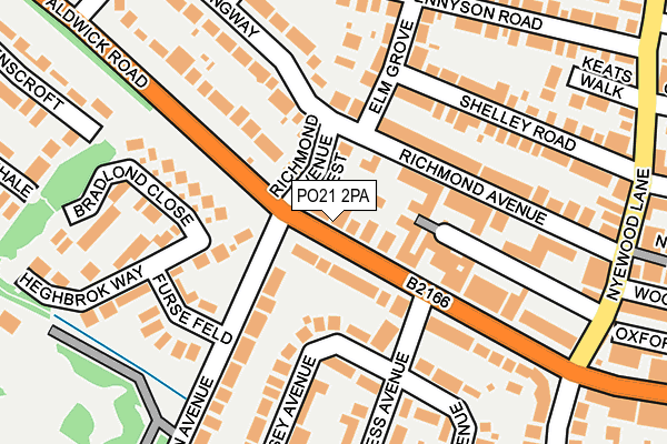 PO21 2PA map - OS OpenMap – Local (Ordnance Survey) PO21 2PA map - OS OpenMap – Local (Ordnance Survey)