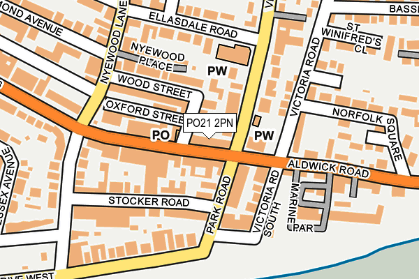 PO21 2PN map - OS OpenMap – Local (Ordnance Survey) PO21 2PN map - OS OpenMap – Local (Ordnance Survey)