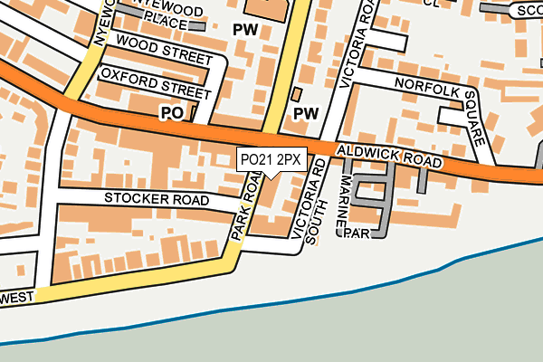 PO21 2PX map - OS OpenMap – Local (Ordnance Survey) PO21 2PX map - OS OpenMap – Local (Ordnance Survey)