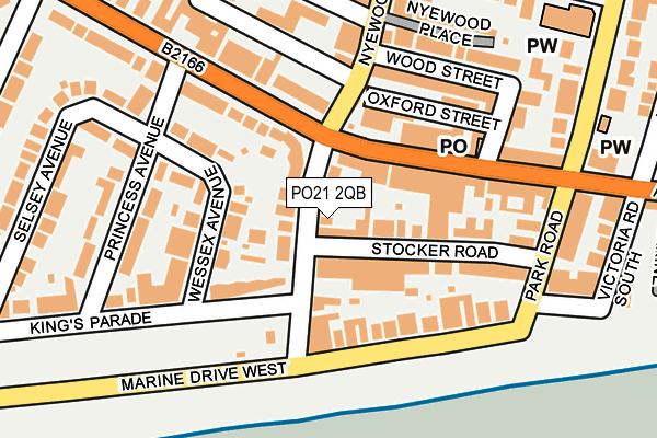 PO21 2QB map - OS OpenMap – Local (Ordnance Survey) PO21 2QB map - OS OpenMap – Local (Ordnance Survey)
