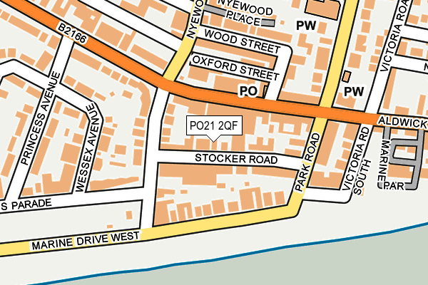 PO21 2QF map - OS OpenMap – Local (Ordnance Survey) PO21 2QF map - OS OpenMap – Local (Ordnance Survey)