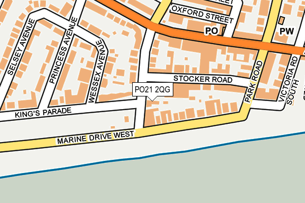 PO21 2QG map - OS OpenMap – Local (Ordnance Survey) PO21 2QG map - OS OpenMap – Local (Ordnance Survey)