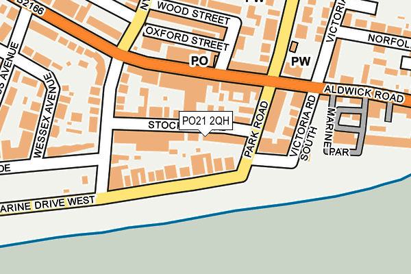 PO21 2QH map - OS OpenMap – Local (Ordnance Survey) PO21 2QH map - OS OpenMap – Local (Ordnance Survey)