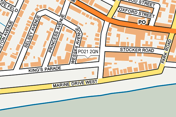 PO21 2QN map - OS OpenMap – Local (Ordnance Survey) PO21 2QN map - OS OpenMap – Local (Ordnance Survey)