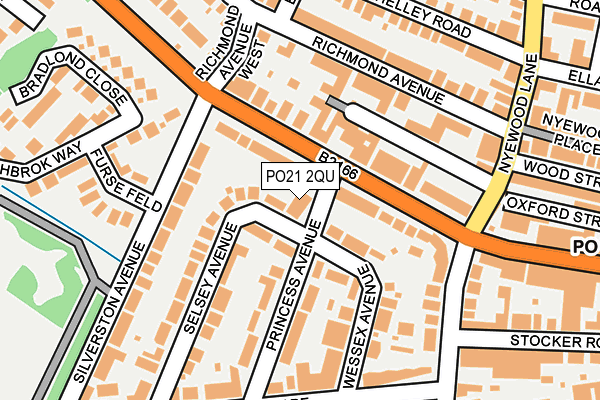 PO21 2QU map - OS OpenMap – Local (Ordnance Survey) PO21 2QU map - OS OpenMap – Local (Ordnance Survey)