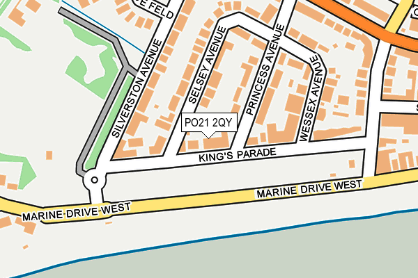 PO21 2QY map - OS OpenMap – Local (Ordnance Survey) PO21 2QY map - OS OpenMap – Local (Ordnance Survey)