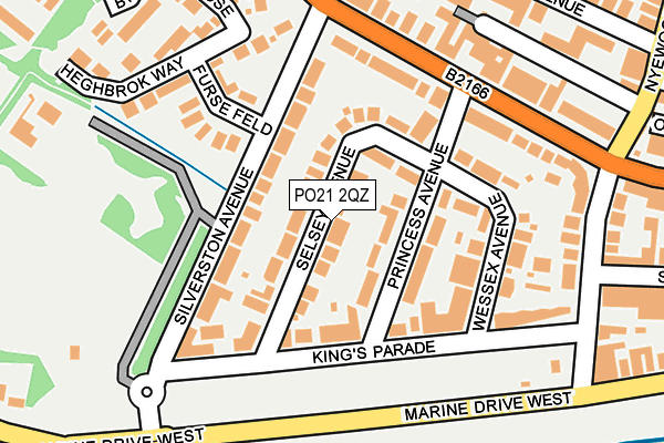 PO21 2QZ map - OS OpenMap – Local (Ordnance Survey) PO21 2QZ map - OS OpenMap – Local (Ordnance Survey)
