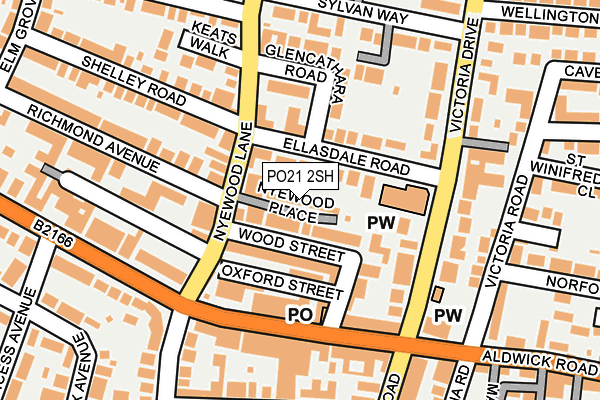 PO21 2SH map - OS OpenMap – Local (Ordnance Survey) PO21 2SH map - OS OpenMap – Local (Ordnance Survey)