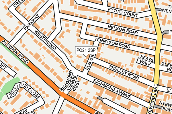 PO21 2SP map - OS OpenMap – Local (Ordnance Survey) PO21 2SP map - OS OpenMap – Local (Ordnance Survey)