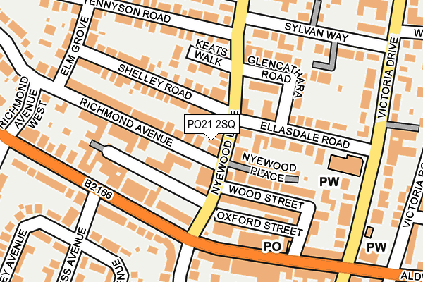 PO21 2SQ map - OS OpenMap – Local (Ordnance Survey) PO21 2SQ map - OS OpenMap – Local (Ordnance Survey)