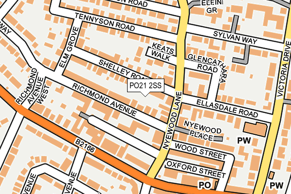 PO21 2SS map - OS OpenMap – Local (Ordnance Survey) PO21 2SS map - OS OpenMap – Local (Ordnance Survey)