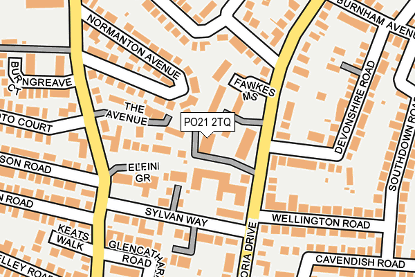 PO21 2TQ map - OS OpenMap – Local (Ordnance Survey) PO21 2TQ map - OS OpenMap – Local (Ordnance Survey)