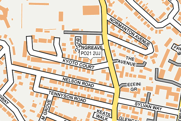 PO21 2UJ map - OS OpenMap – Local (Ordnance Survey) PO21 2UJ map - OS OpenMap – Local (Ordnance Survey)