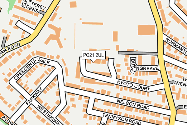 PO21 2UL map - OS OpenMap – Local (Ordnance Survey) PO21 2UL map - OS OpenMap – Local (Ordnance Survey)