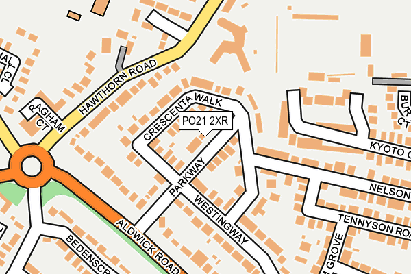 PO21 2XR map - OS OpenMap – Local (Ordnance Survey) PO21 2XR map - OS OpenMap – Local (Ordnance Survey)