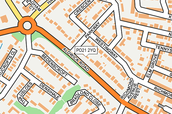 PO21 2YQ map - OS OpenMap – Local (Ordnance Survey) PO21 2YQ map - OS OpenMap – Local (Ordnance Survey)