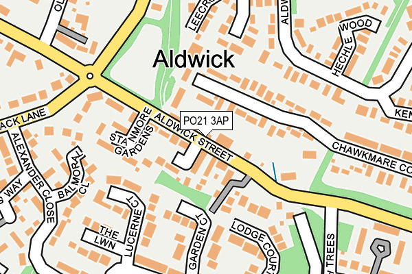 PO21 3AP map - OS OpenMap – Local (Ordnance Survey) PO21 3AP map - OS OpenMap – Local (Ordnance Survey)