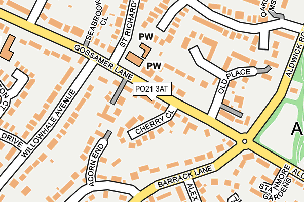 PO21 3AT map - OS OpenMap – Local (Ordnance Survey) PO21 3AT map - OS OpenMap – Local (Ordnance Survey)