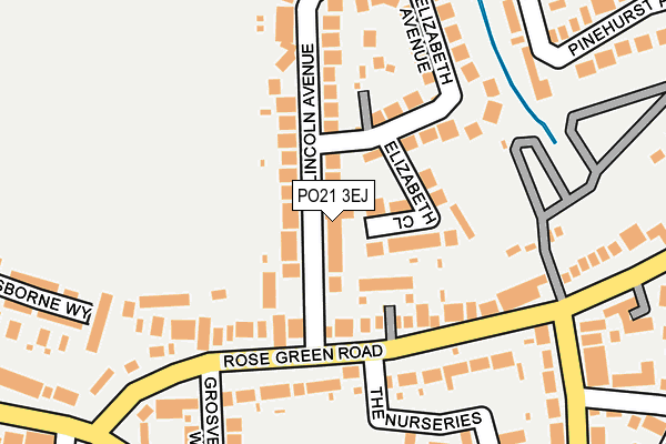 PO21 3EJ map - OS OpenMap – Local (Ordnance Survey) PO21 3EJ map - OS OpenMap – Local (Ordnance Survey)
