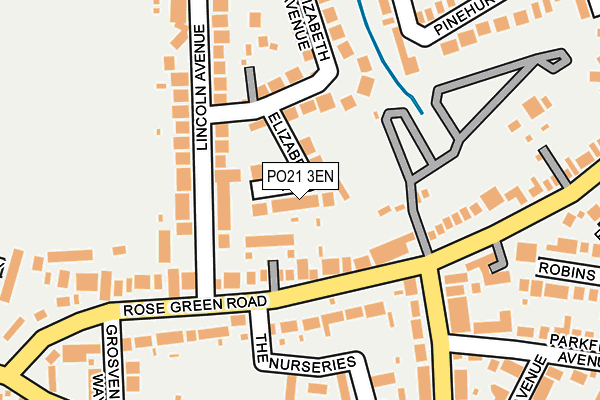 PO21 3EN map - OS OpenMap – Local (Ordnance Survey) PO21 3EN map - OS OpenMap – Local (Ordnance Survey)