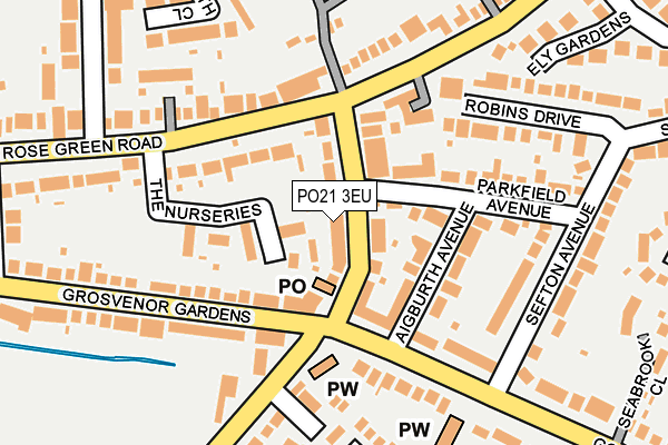 PO21 3EU map - OS OpenMap – Local (Ordnance Survey) PO21 3EU map - OS OpenMap – Local (Ordnance Survey)