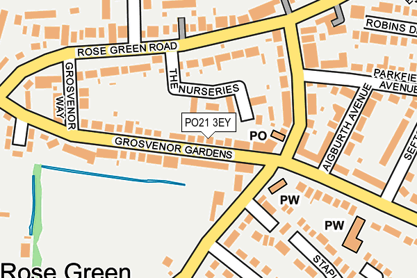 PO21 3EY map - OS OpenMap – Local (Ordnance Survey) PO21 3EY map - OS OpenMap – Local (Ordnance Survey)