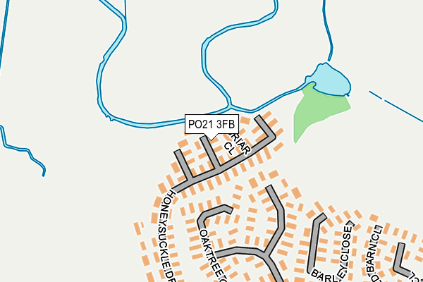 PO21 3FB map - OS OpenMap – Local (Ordnance Survey) PO21 3FB map - OS OpenMap – Local (Ordnance Survey)