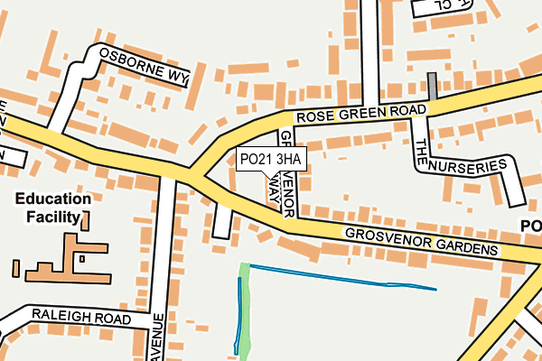 PO21 3HA map - OS OpenMap – Local (Ordnance Survey) PO21 3HA map - OS OpenMap – Local (Ordnance Survey)