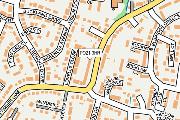 PO21 3HR map - OS OpenMap – Local (Ordnance Survey) PO21 3HR map - OS OpenMap – Local (Ordnance Survey)