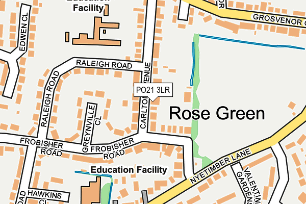PO21 3LR map - OS OpenMap – Local (Ordnance Survey) PO21 3LR map - OS OpenMap – Local (Ordnance Survey)